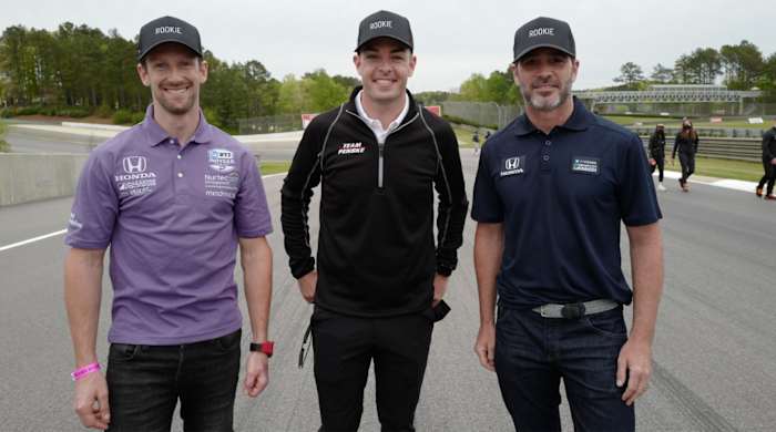 Grosejean, McLaughlin and Johnson (from left) come from varying backgrounds.